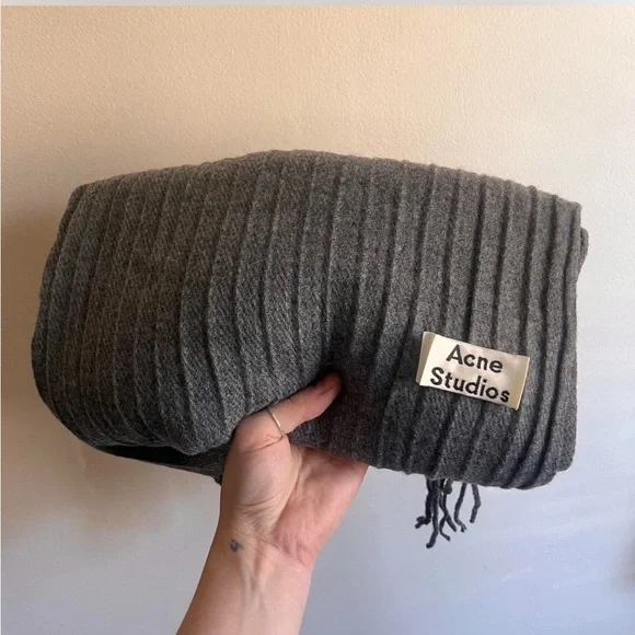 Acne Studio Virgin Wool Scarf - Picture 1 of 7